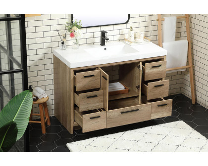 Elegant Bathroom Vanity - Natural Oak (VF46048NT)