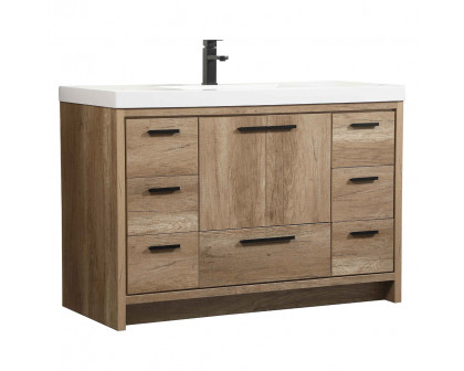 Elegant Bathroom Vanity - Natural Oak (VF46048NT)