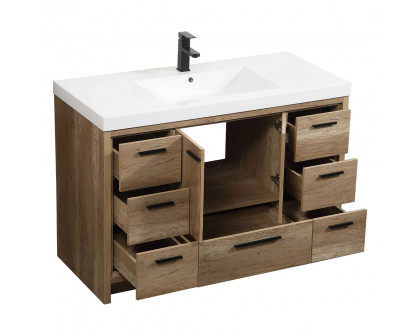 Elegant Bathroom Vanity - Natural Oak (VF46048NT)