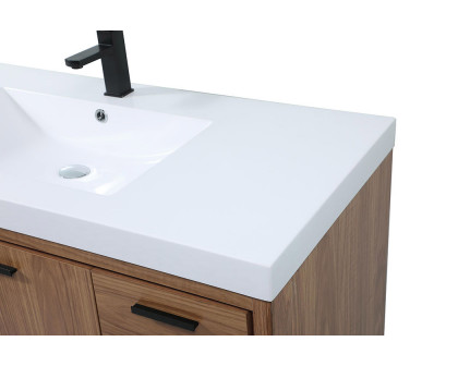 Elegant Bathroom Vanity - Walnut Brown (VF46048WB)