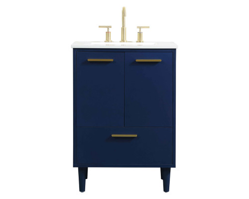 Elegant Bathroom Vanity - Blue (VF47024MBL)