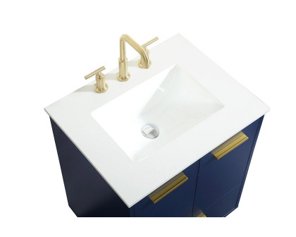 Elegant Bathroom Vanity - Blue (VF47024MBL)