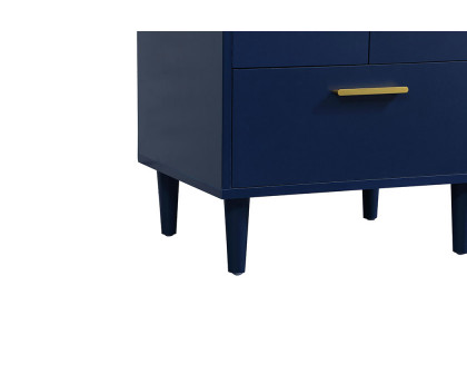 Elegant Bathroom Vanity - Blue (VF47024MBL)