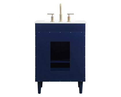 Elegant Bathroom Vanity - Blue (VF47024MBL)