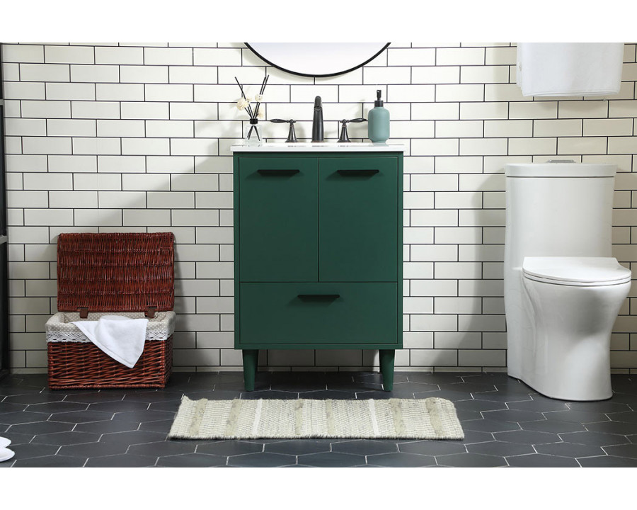 Elegant Bathroom Vanity - Green (VF47024MGN)