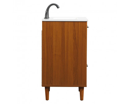 Elegant Bathroom Vanity - Teak (VF47024MTK)