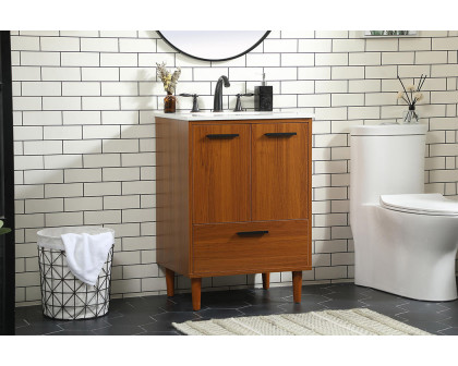 Elegant Bathroom Vanity - Teak (VF47024MTK)