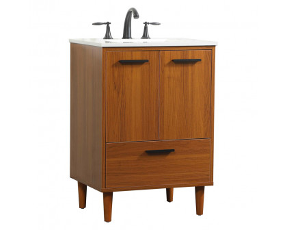 Elegant Bathroom Vanity - Teak (VF47024MTK)