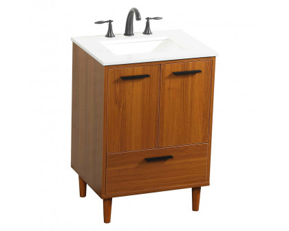 Elegant Bathroom Vanity - Teak (VF47024MTK)