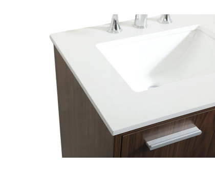 Elegant Bathroom Vanity - Walnut (VF47024MWT)