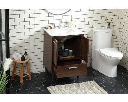 Elegant Bathroom Vanity - Walnut (VF47024MWT)