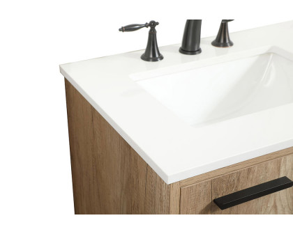 Elegant Bathroom Vanity - Natural Oak (VF47024NT)