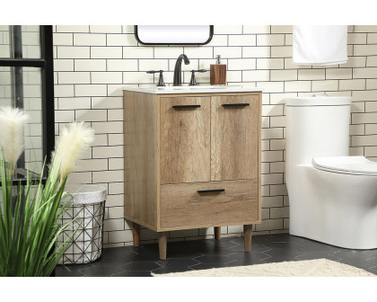 Elegant Bathroom Vanity - Natural Oak (VF47024NT)