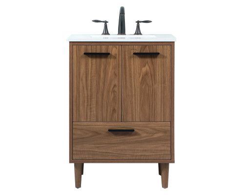 Elegant Bathroom Vanity - Walnut Brown (VF47024WB)