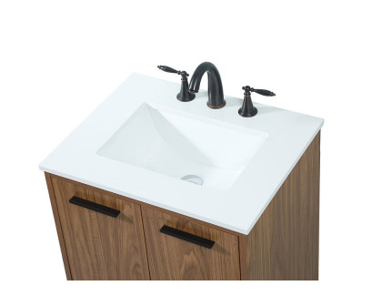 Elegant Bathroom Vanity - Walnut Brown (VF47024WB)