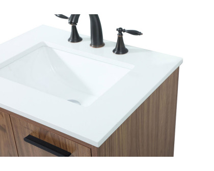 Elegant Bathroom Vanity - Walnut Brown (VF47024WB)