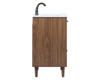 Elegant Bathroom Vanity - Walnut Brown (VF47024WB)