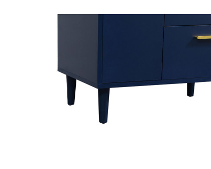 Elegant Bathroom Vanity - Blue (VF47030MBL)