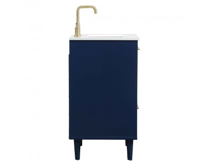 Elegant Bathroom Vanity - Blue (VF47030MBL)