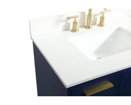 Elegant Bathroom Vanity - Blue (VF47030MBL-BS)