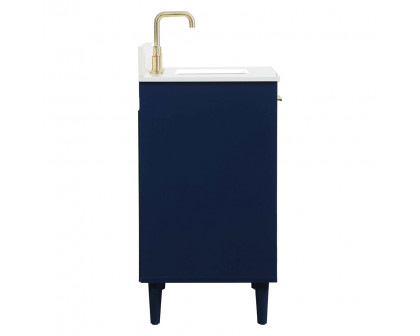 Elegant Bathroom Vanity - Blue (VF47030MBL-BS)