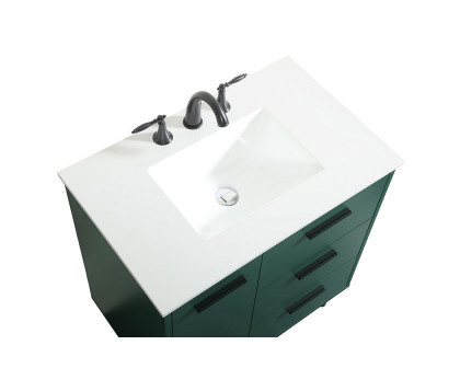 Elegant Bathroom Vanity - Green (VF47030MGN)