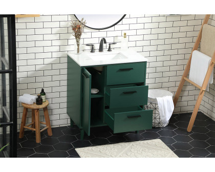 Elegant Bathroom Vanity - Green (VF47030MGN)