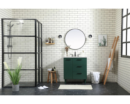 Elegant Bathroom Vanity - Green (VF47030MGN)