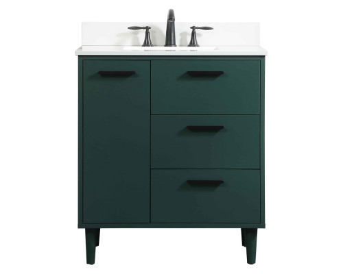 Elegant Bathroom Vanity - Green (VF47030MGN-BS)