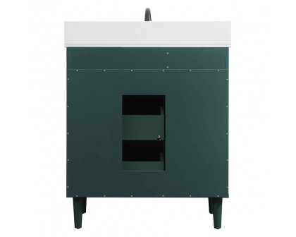 Elegant Bathroom Vanity - Green (VF47030MGN-BS)