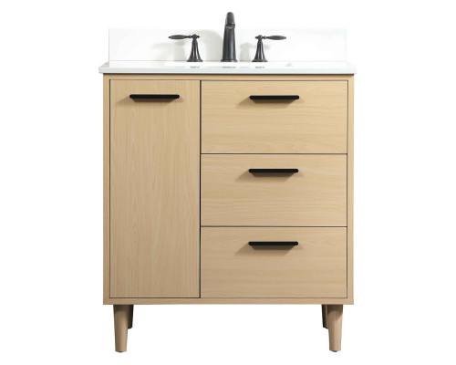 Elegant Bathroom Vanity - Maple (VF47030MMP-BS)