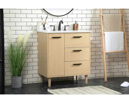 Elegant Bathroom Vanity - Maple (VF47030MMP-BS)