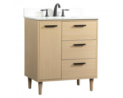 Elegant Bathroom Vanity - Maple (VF47030MMP-BS)