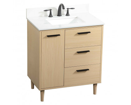 Elegant Bathroom Vanity - Maple (VF47030MMP-BS)