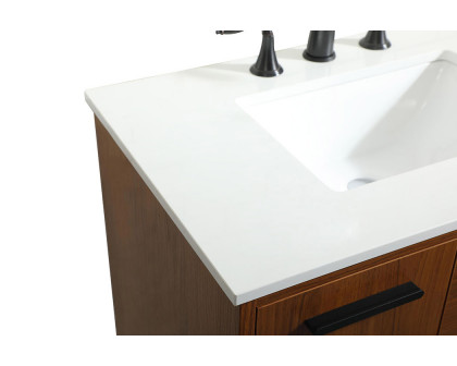 Elegant Bathroom Vanity - Teak (VF47030MTK)