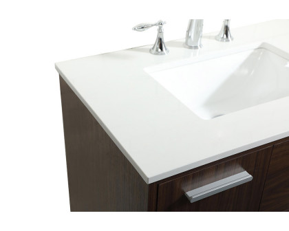 Elegant Bathroom Vanity - Walnut (VF47030MWT)