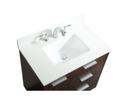 Elegant Bathroom Vanity - Walnut (VF47030MWT-BS)