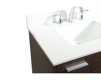 Elegant Bathroom Vanity - Walnut (VF47030MWT-BS)