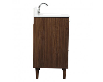 Elegant Bathroom Vanity - Walnut (VF47030MWT-BS)