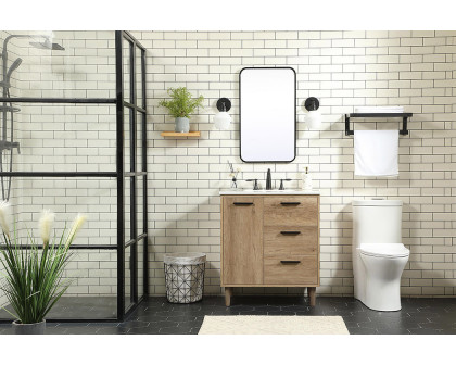 Elegant Bathroom Vanity - Natural Oak (VF47030NT)