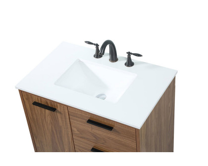 Elegant Bathroom Vanity - Walnut Brown (VF47030WB)