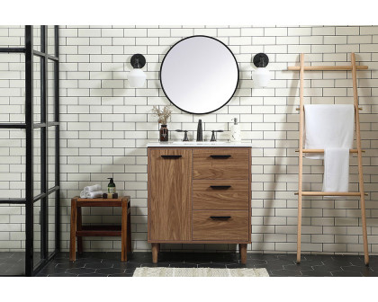 Elegant Bathroom Vanity - Walnut Brown (VF47030WB)