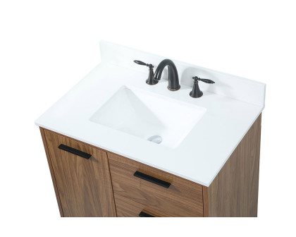 Elegant Bathroom Vanity - Walnut Brown (VF47030WB-BS)