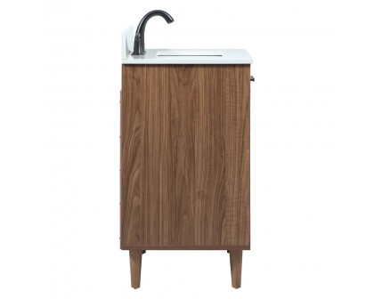 Elegant Bathroom Vanity - Walnut Brown (VF47030WB-BS)