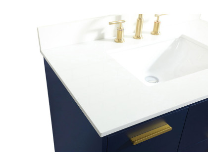 Elegant Bathroom Vanity - Blue (VF47036MBL-BS)