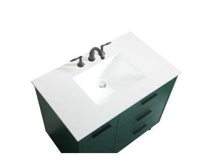 Elegant Bathroom Vanity - Green (VF47036MGN)