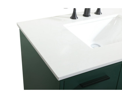 Elegant Bathroom Vanity - Green (VF47036MGN)