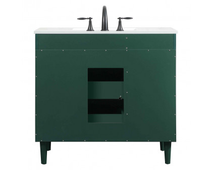 Elegant Bathroom Vanity - Green (VF47036MGN)