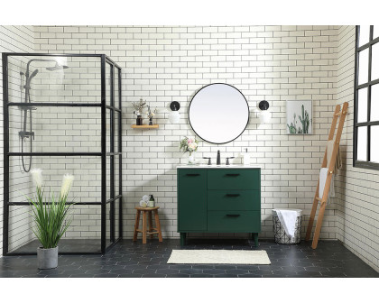 Elegant Bathroom Vanity - Green (VF47036MGN)