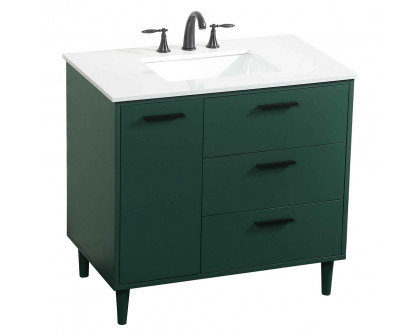 Elegant Bathroom Vanity - Green (VF47036MGN)